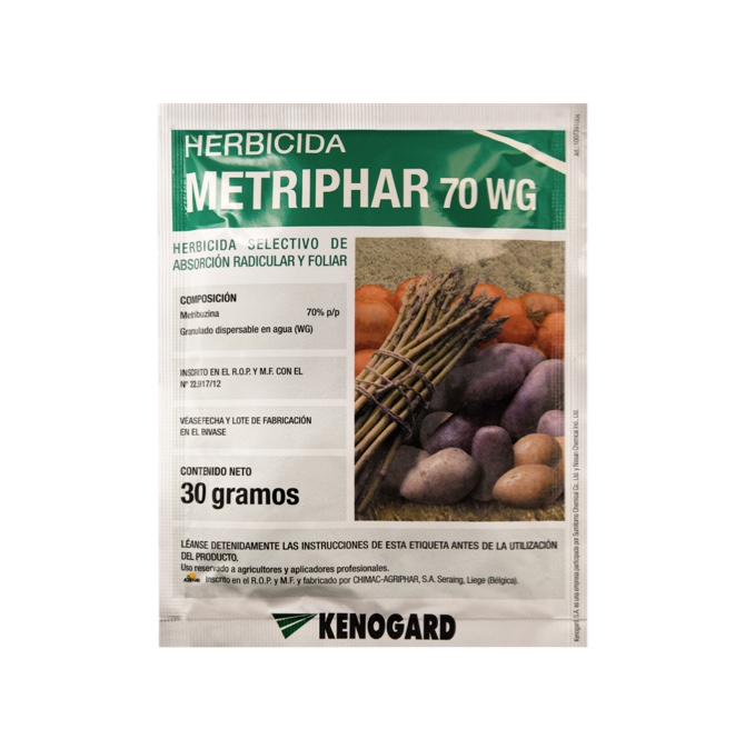 Envasadora de granulados herbicida